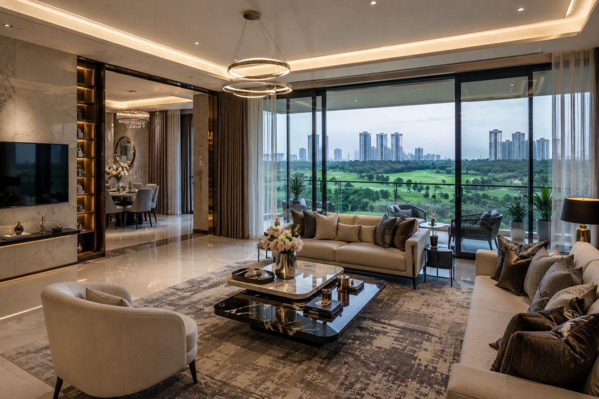 Luxury apartment interior at M3M Capital Gurgaon