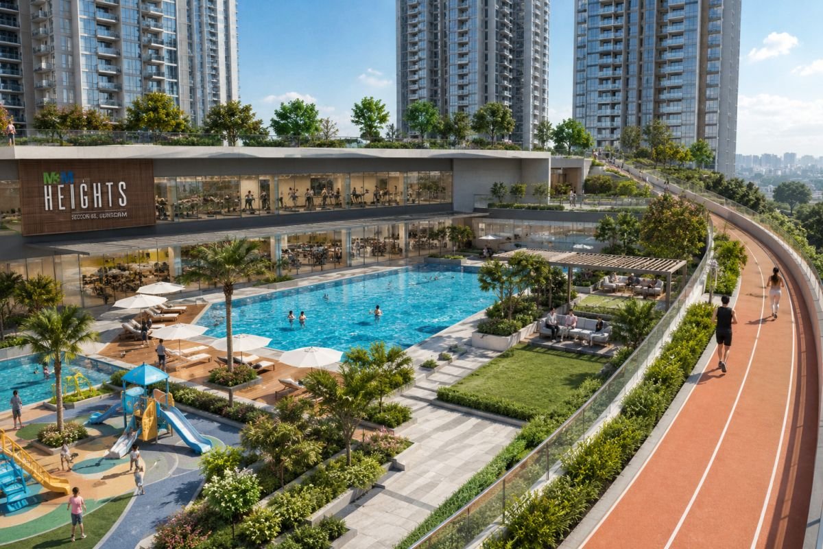 M3M Heights clubhouse and lifestyle amenities