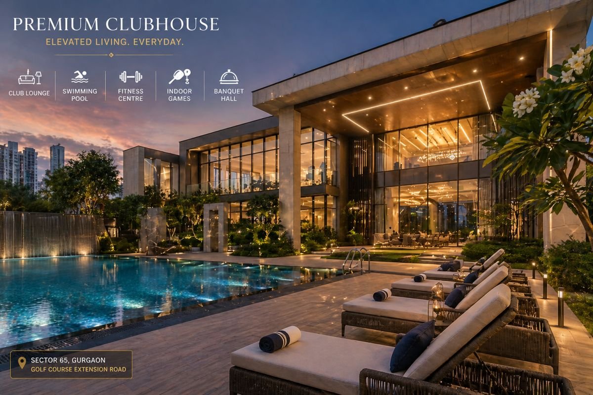 M3M Panorama clubhouse swimming pool gym luxury amenities Gurgaon