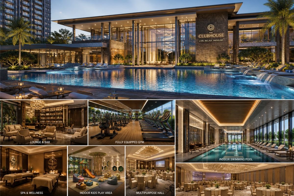 M3M St Andrews clubhouse 11.14K sq m luxury amenities gym pool spa Gurgaon