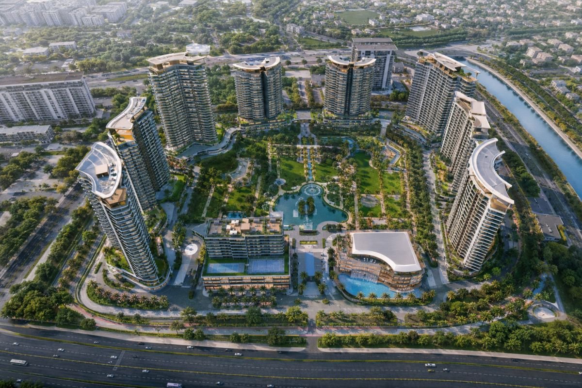 M3M The Marina master plan and landscape