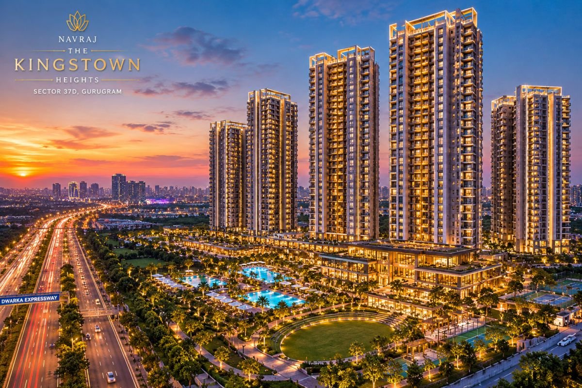 Navraj The Kingstown Heights evening skyline Sector 37D Gurgaon
