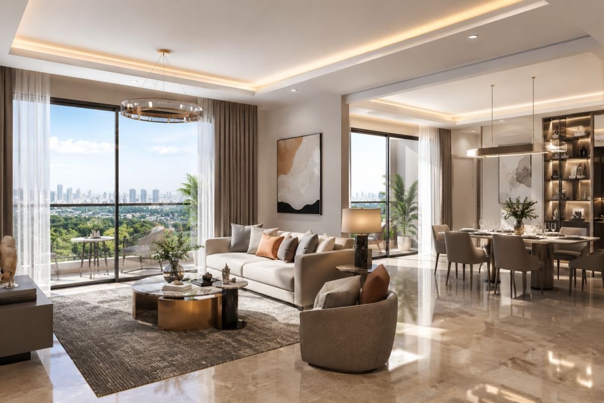 Spacious apartment layout at Pareena Coban Residences Gurgaon