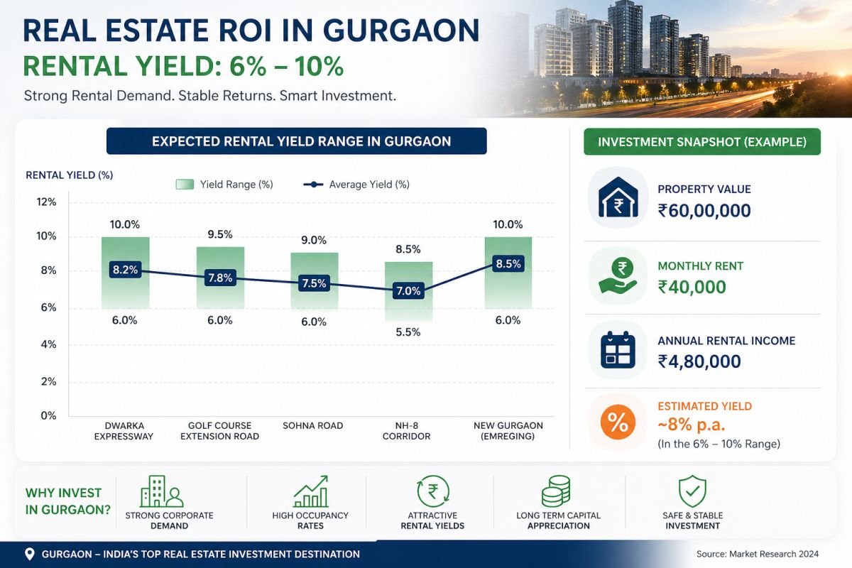 Satya Element One Gurgaon investment ROI rental yield graph
