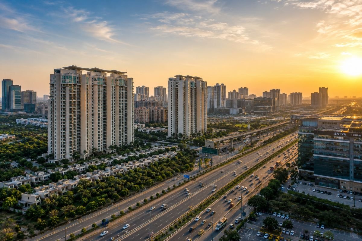 Sector 102 Gurgaon skyline and investment growth corridor