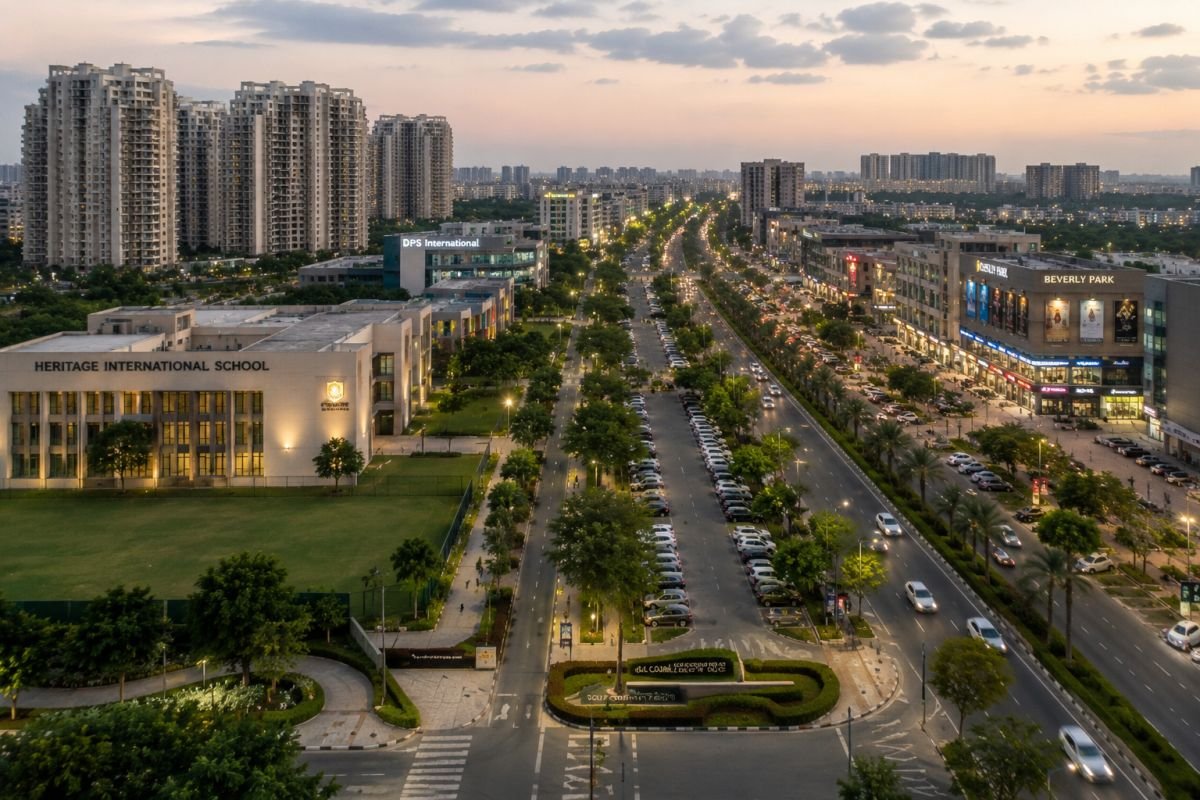 Everyday lifestyle and infrastructure around Sector 63A Gurgaon