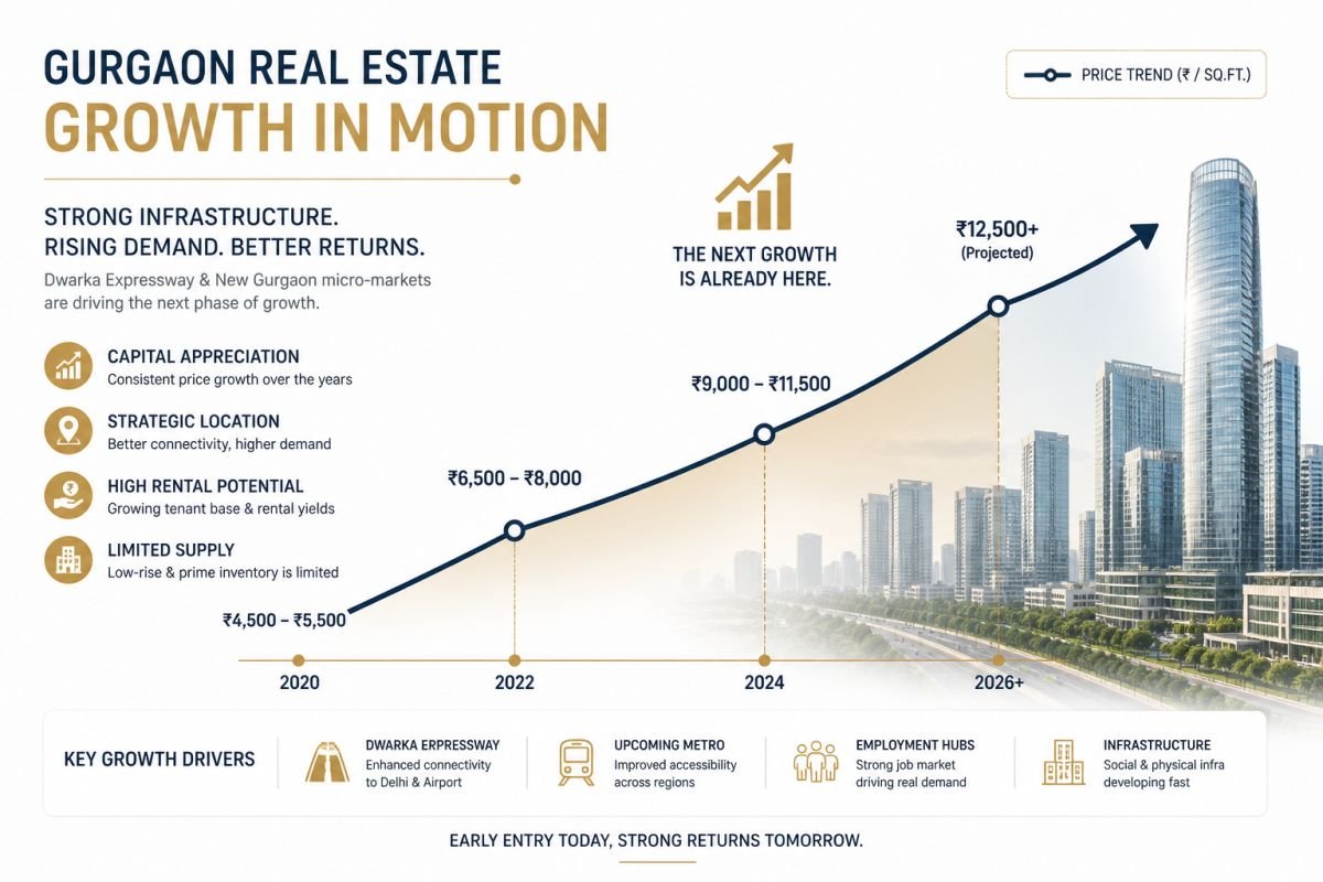 Sector 89 Gurgaon property price growth investment trend