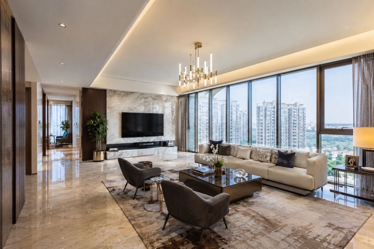 Spacious 5 BHK luxury apartment interior at Tulip Melrose