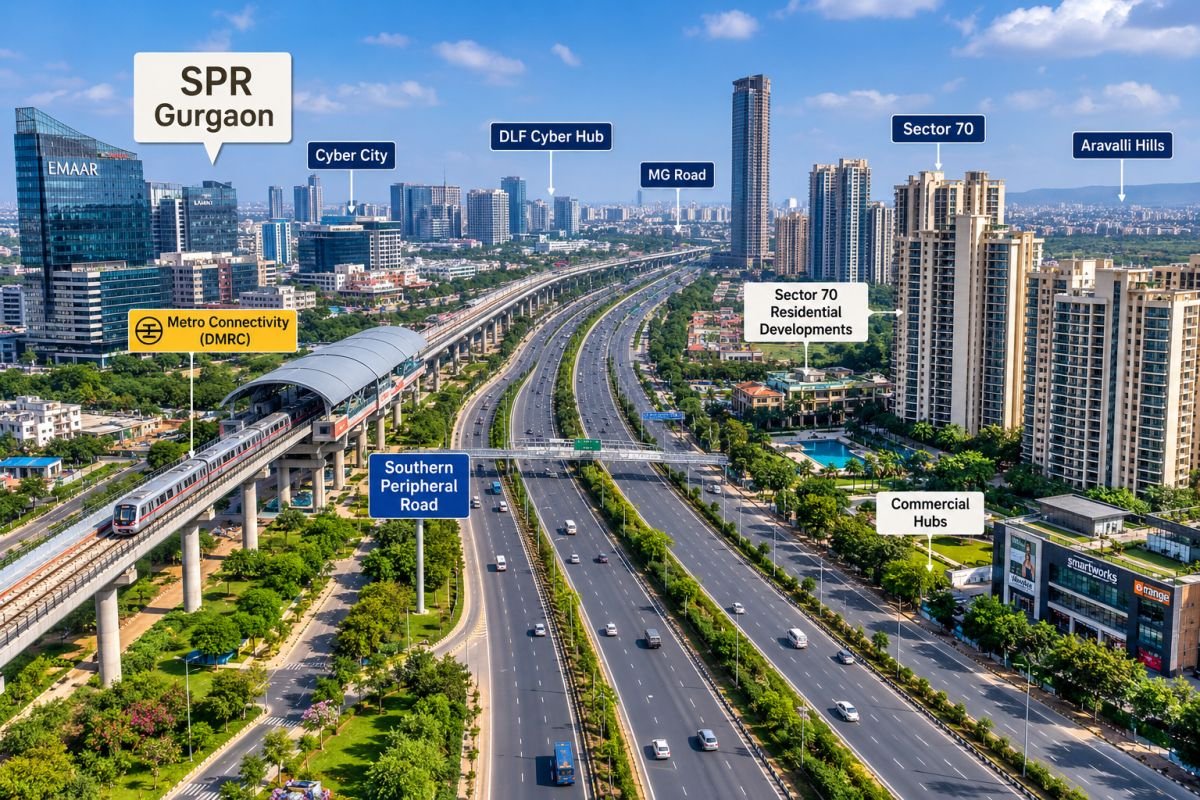 Tulip Melrose location on Southern Peripheral Road Gurgaon