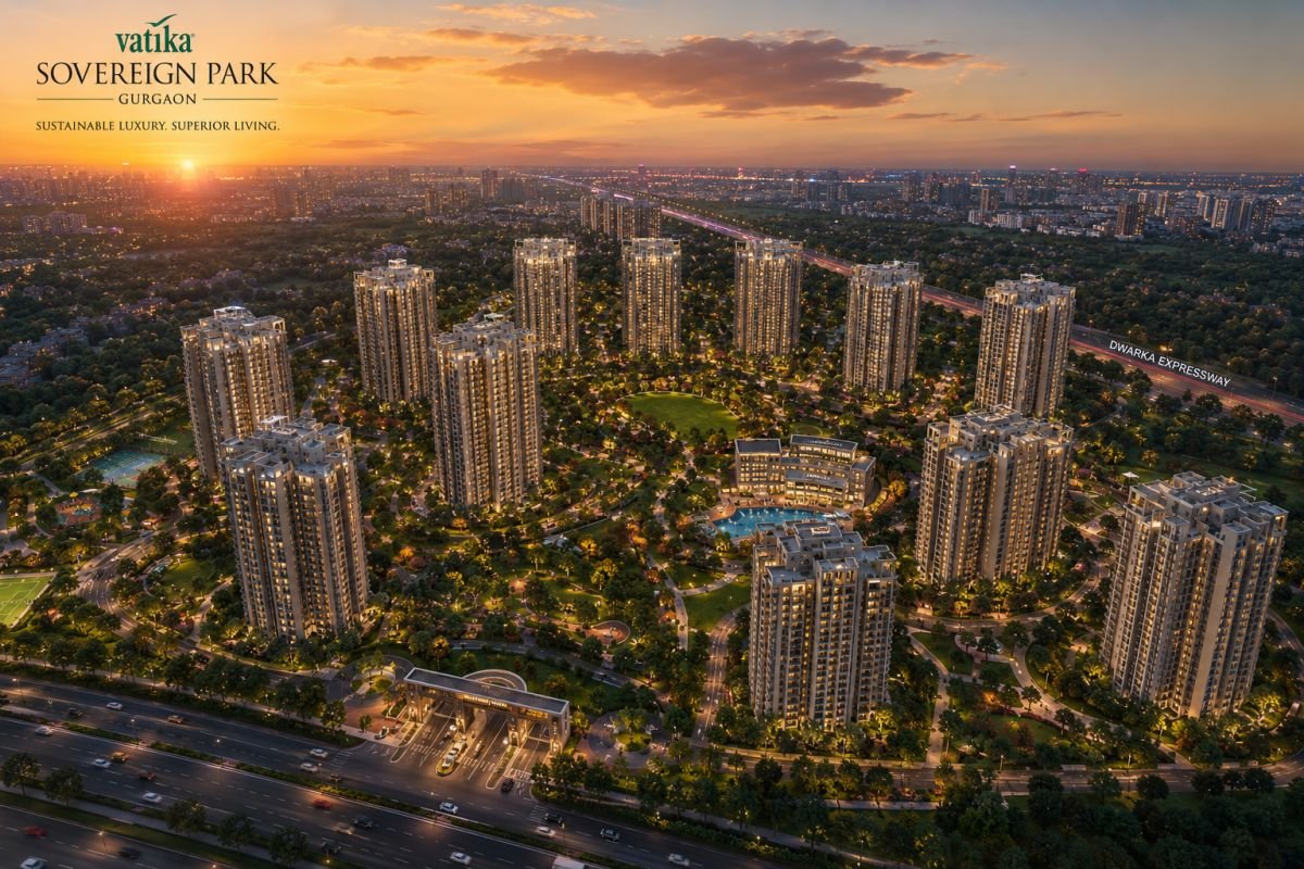 Aerial view of Vatika Sovereign Park Sector 99 Gurgaon