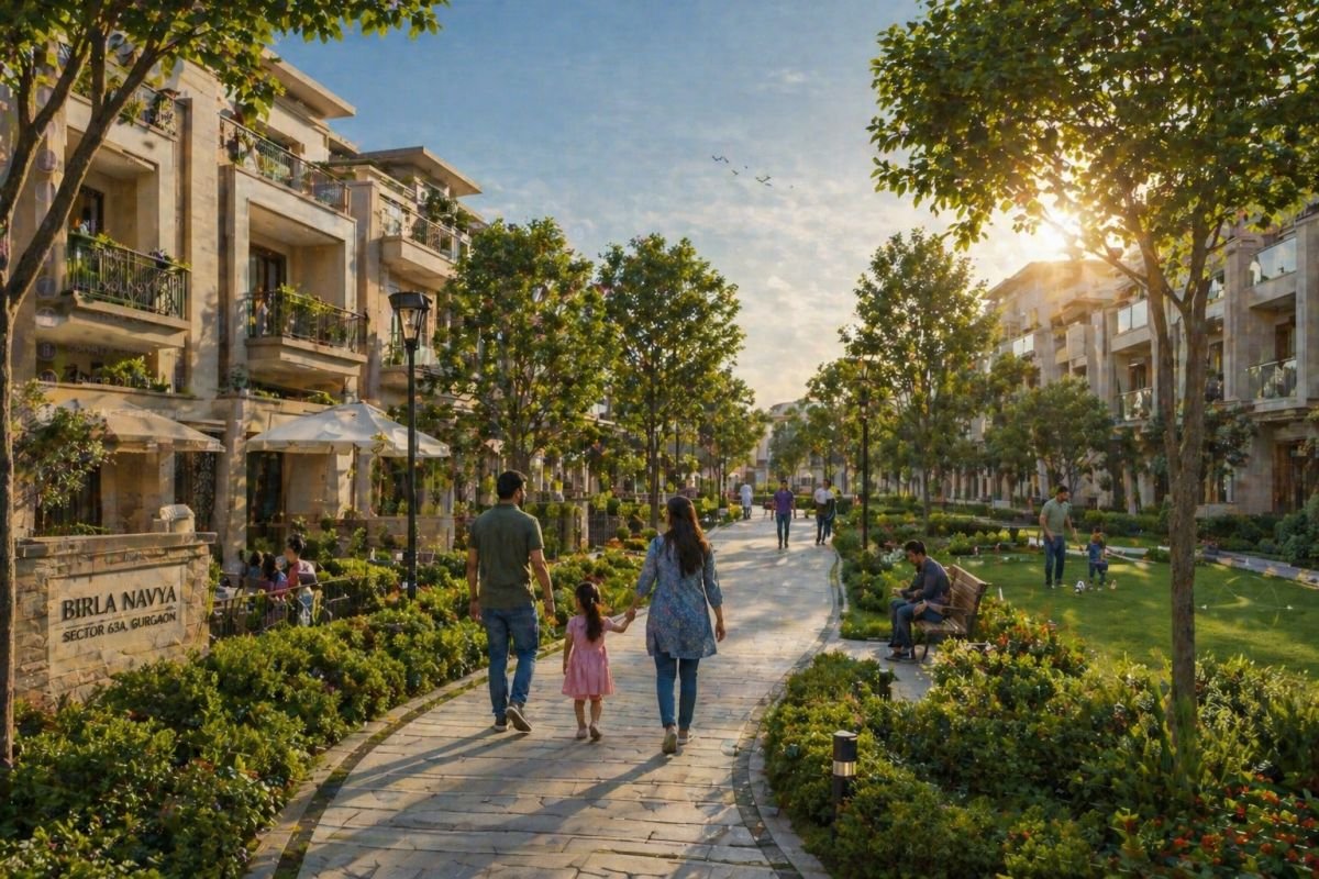 Birla Navya community living families green pathways Gurgaon lifestyle