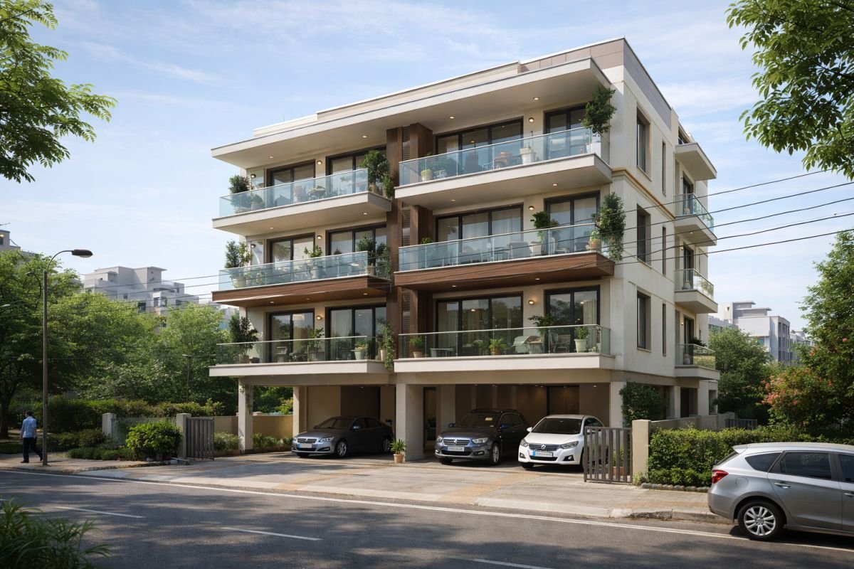 Builder floor house Gurgaon low rise residential independent floor lifestyle India