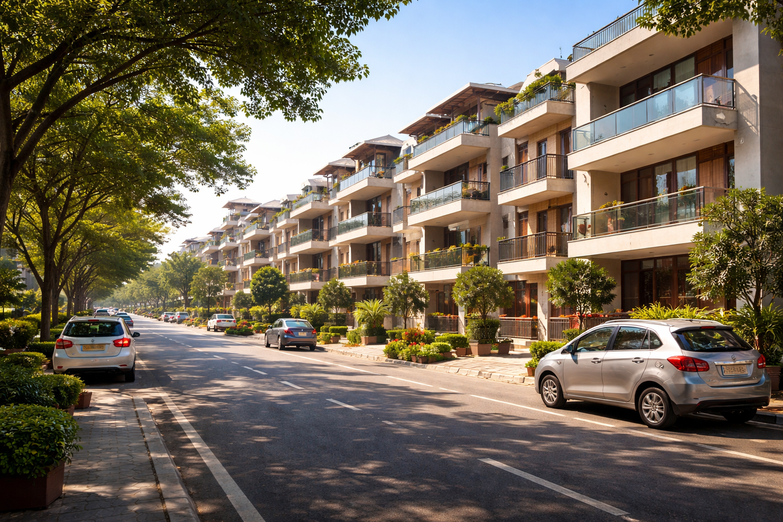 Builder floor rental yield Gurgaon Sectors 46 to 57 residential property