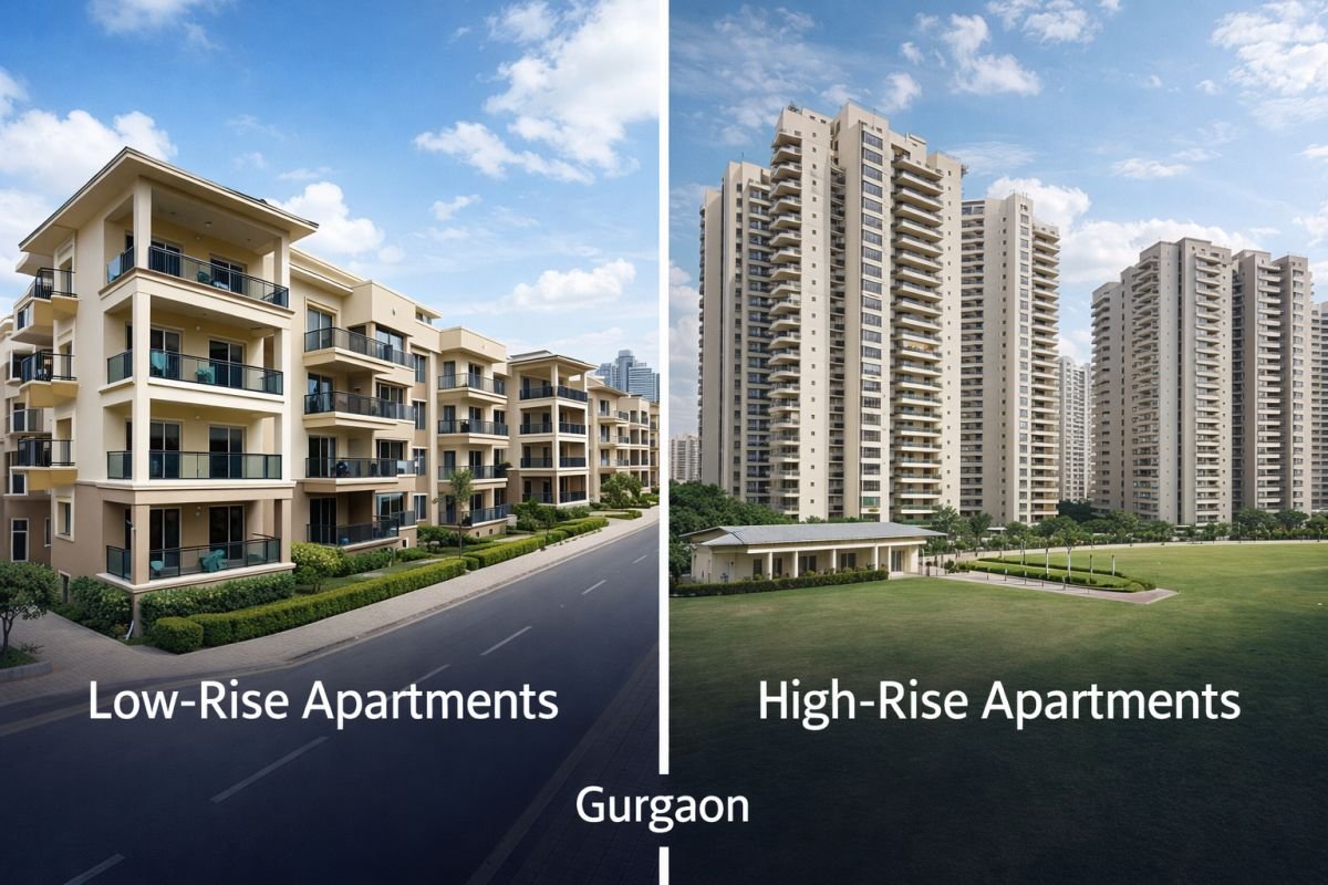 builder floor vs high rise apartment comparison Gurgaon