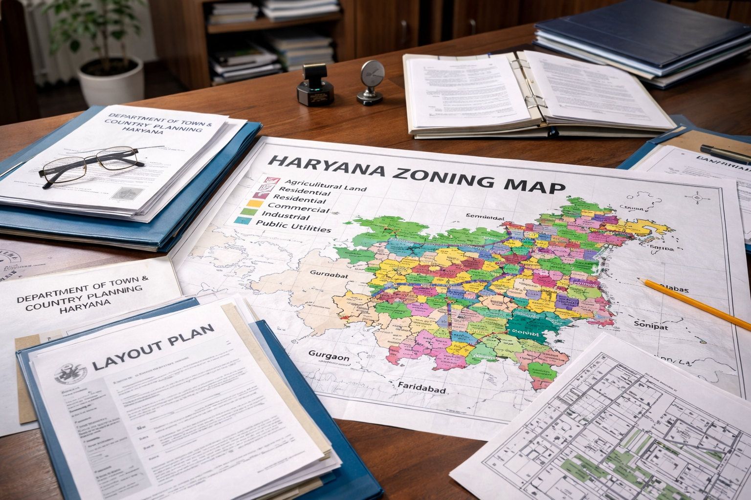 CLU approval verification for residential plots in Haryana