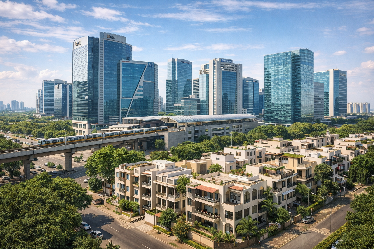 DLF Cyber City and Udyog Vihar rental demand zone Gurgaon