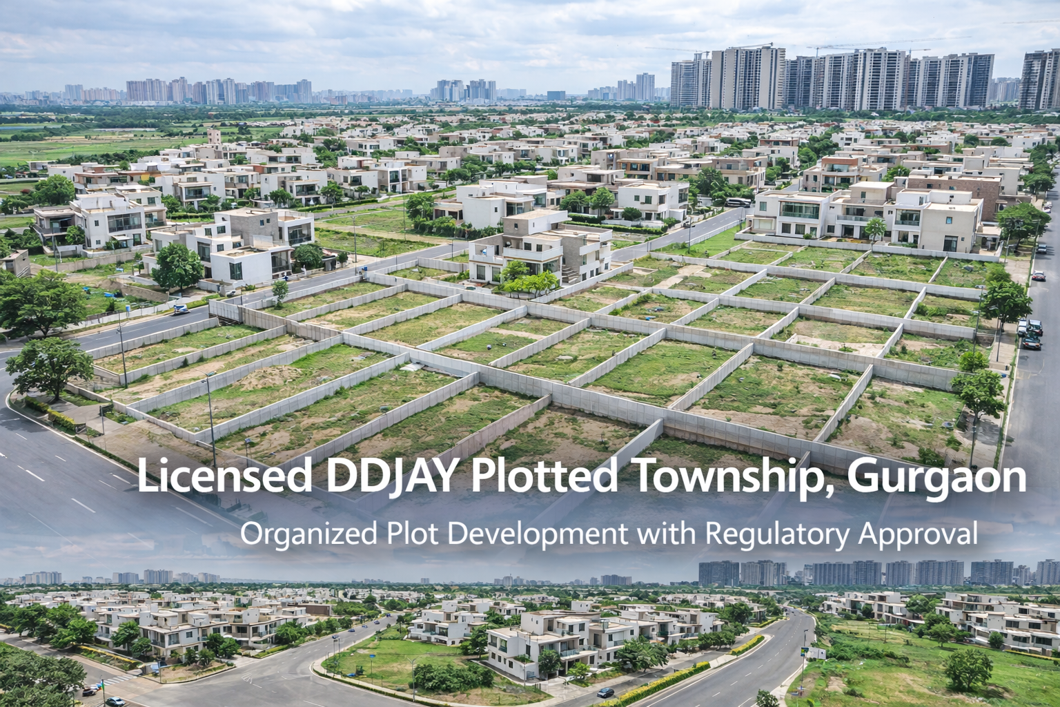 DDJAY plots Gurgaon licensed township under DTCP approval