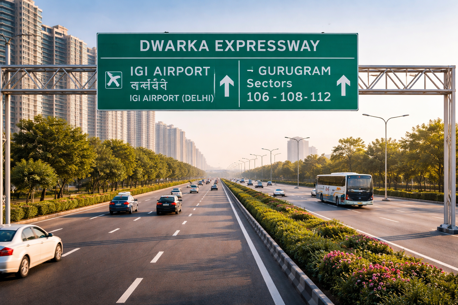 Delhi connectivity from Sector 111 Dwarka Expressway Gurgaon