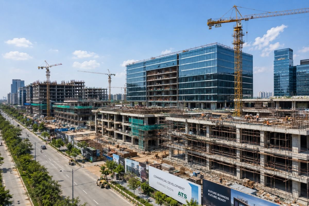 Construction progress of DLF Central 67 Sector 67 Gurgaon