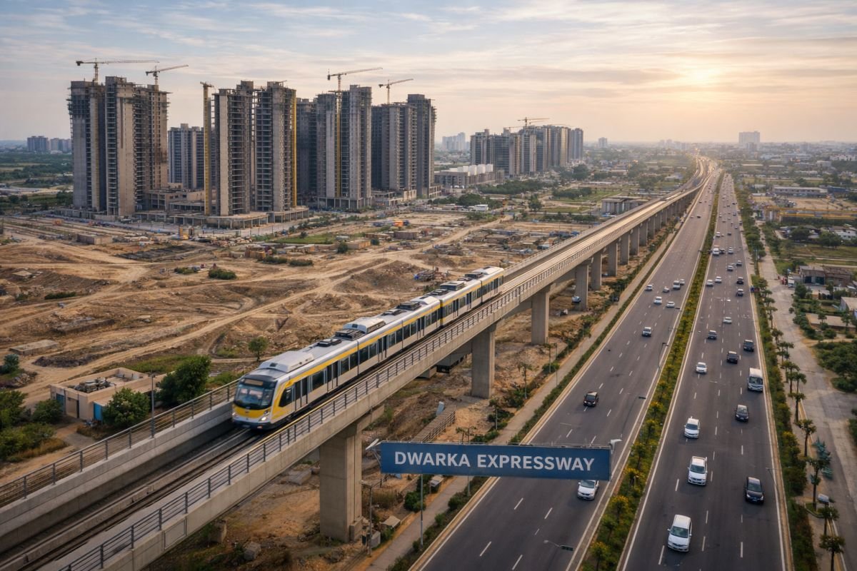 Dwarka Expressway metro future connectivity Gurgaon development