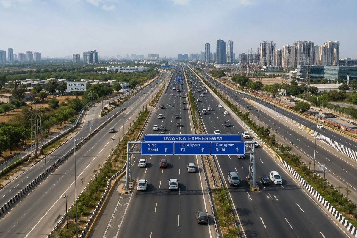 Dwarka Expressway Sector 112 Gurgaon connectivity Delhi IGI Airport map view