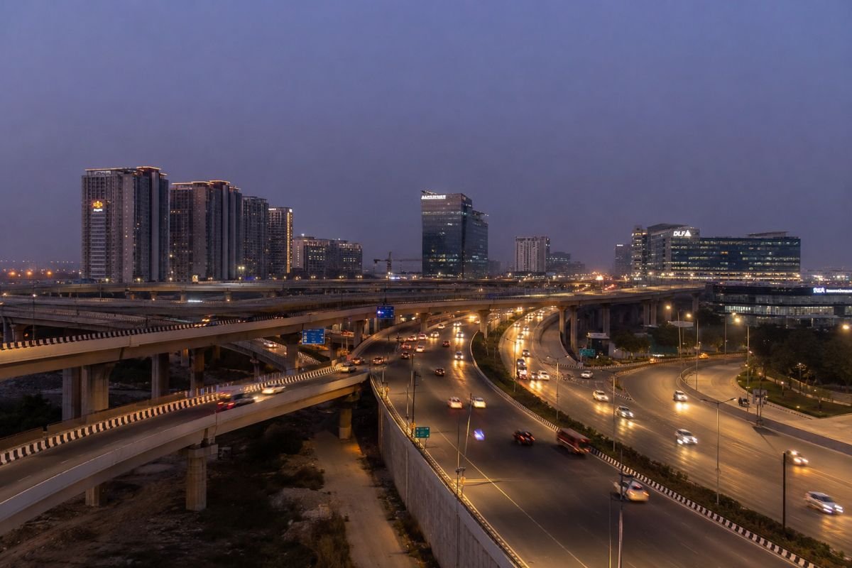 Dwarka Expressway connectivity near M3M SCO 84 Sector 84 Gurgaon