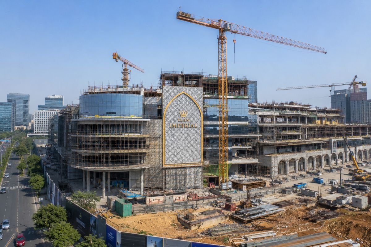 Elan Imperial under construction commercial development Gurgaon