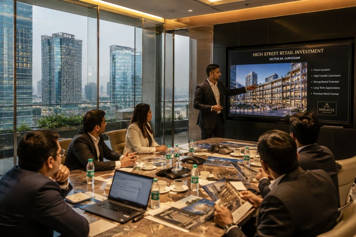 Commercial real estate investment scene at Elan Miracle Gurgaon