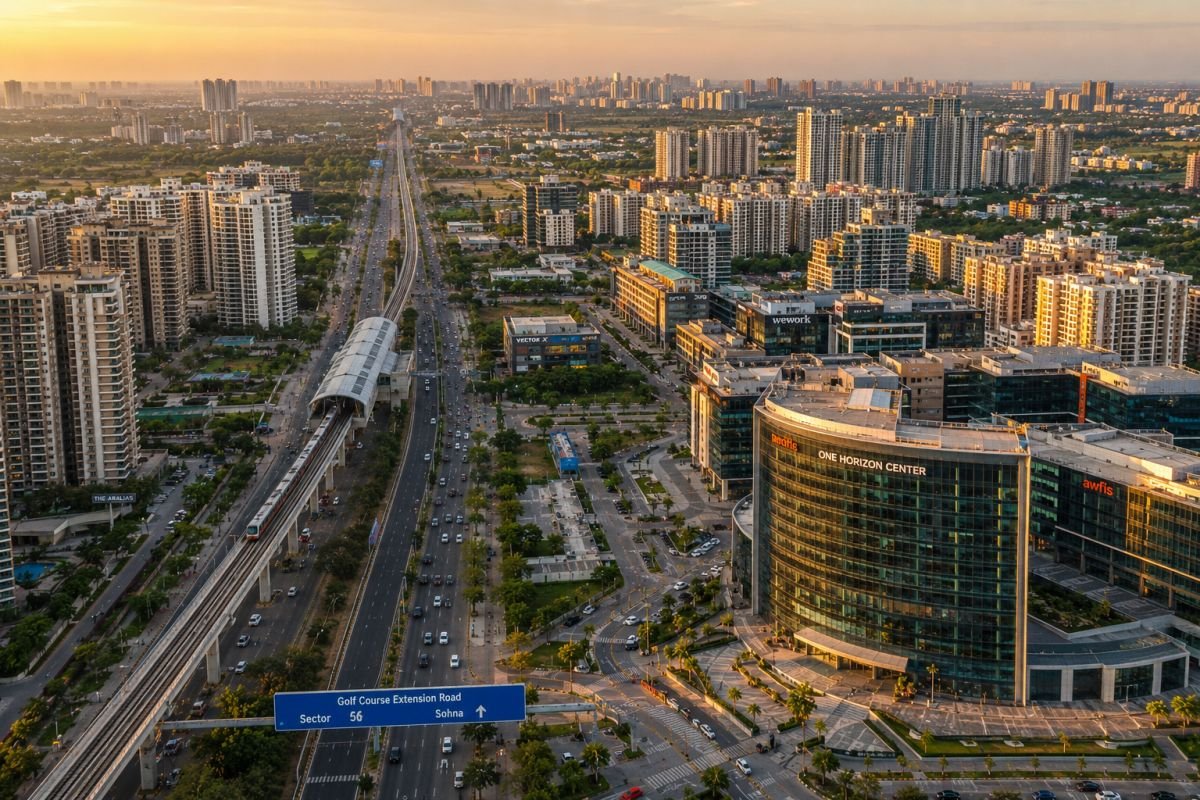 Location advantage of Emaar Business District 65 on Golf Course Extension Road