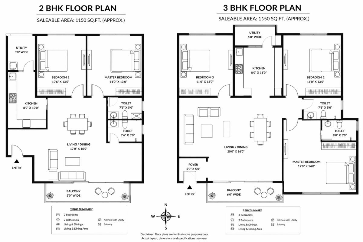 Suncity Essel Towers Sector 28 Gurgaon 2BHK 3BHK floor plan layout