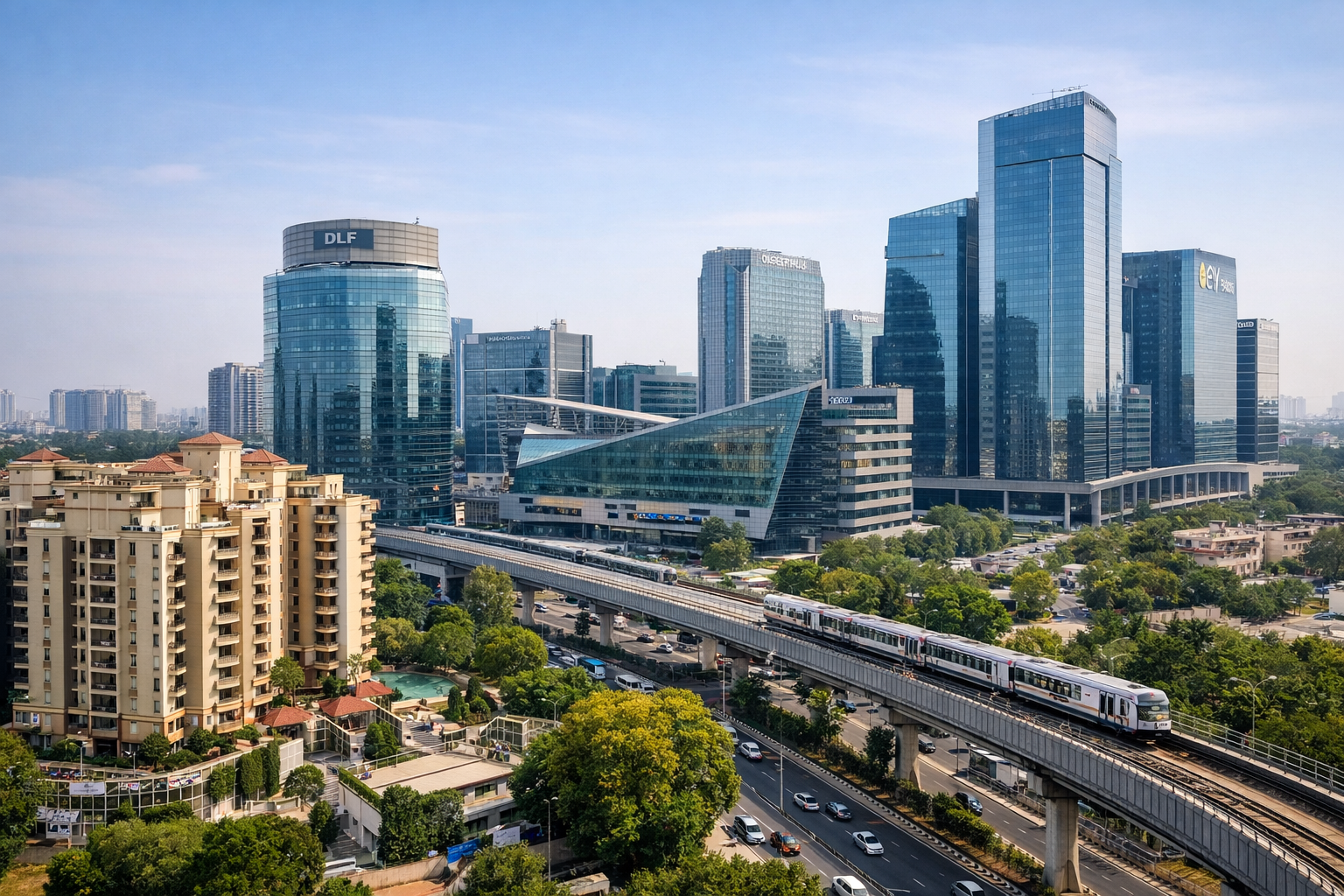 Flats near Cyber City Gurgaon and DLF residential phases