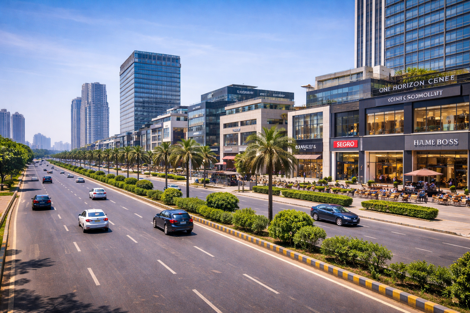 Commercial property on Golf Course Extension Road Gurgaon with premium frontage