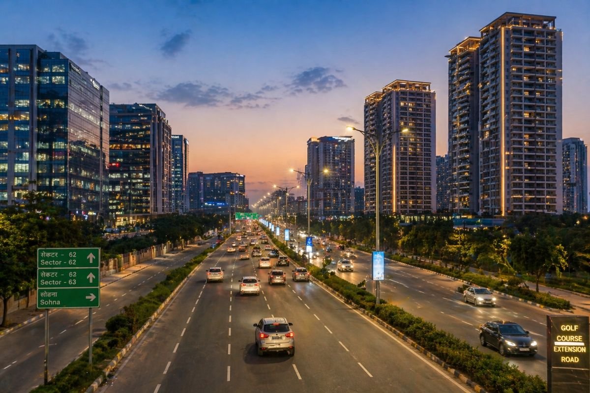 Golf Course Extension Road Gurgaon infrastructure and connectivity view