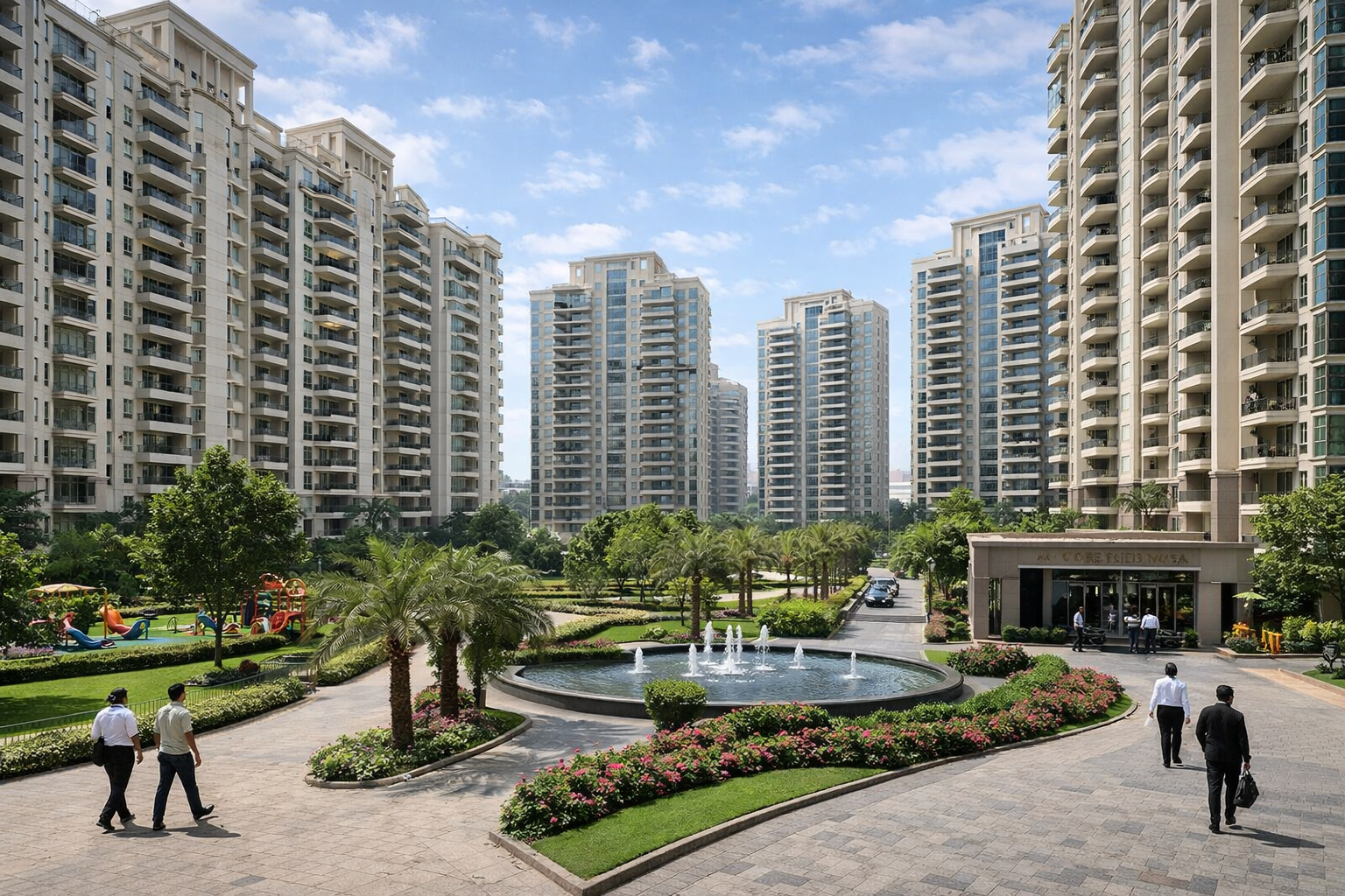 Golf Course Extension Road residential community suitable for long term property investment