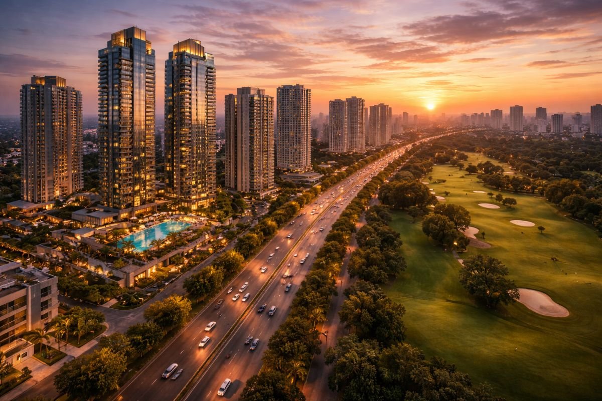 golf course road Gurgaon luxury apartments prime location