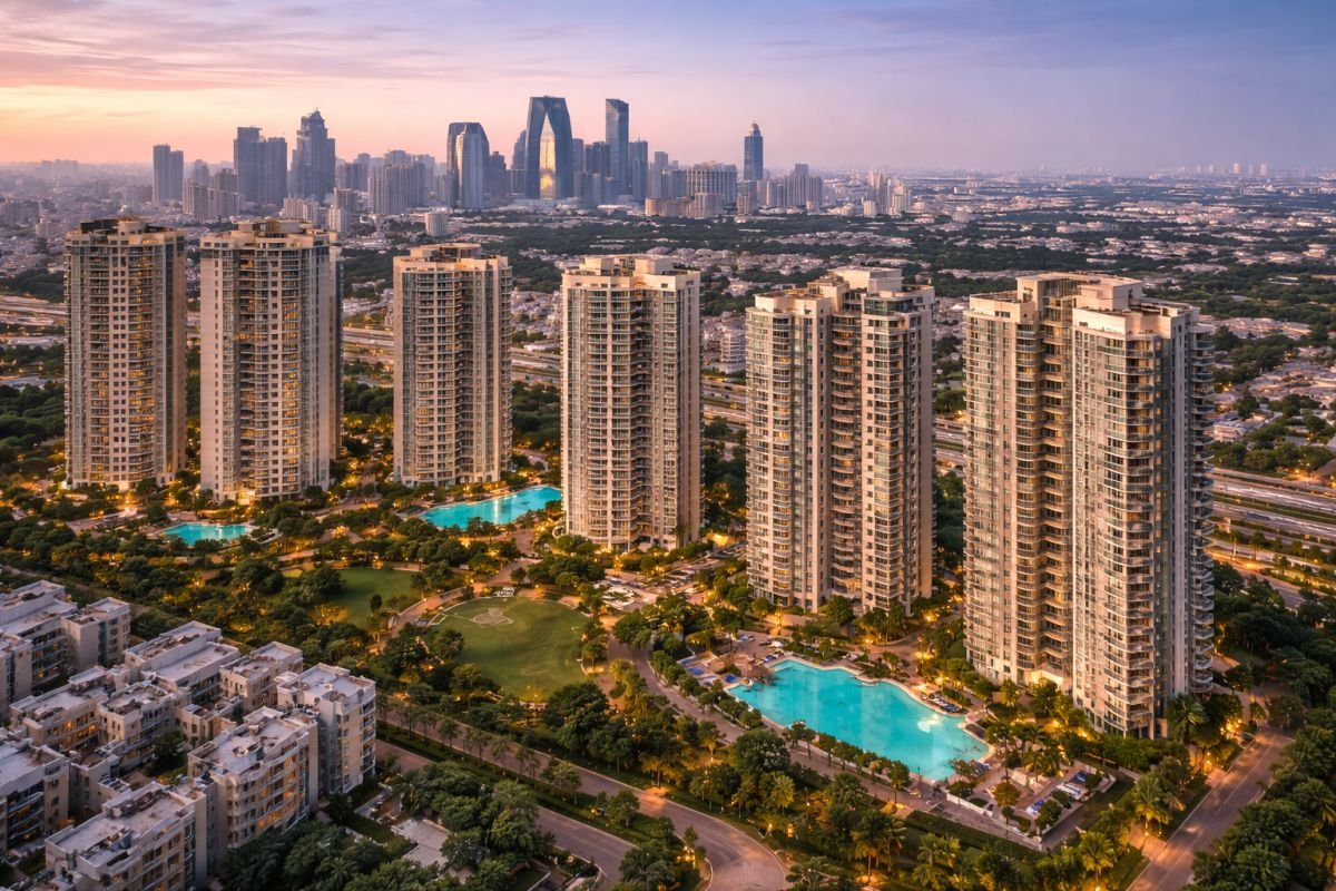 Golf Course Road Gurgaon ready to move luxury apartments