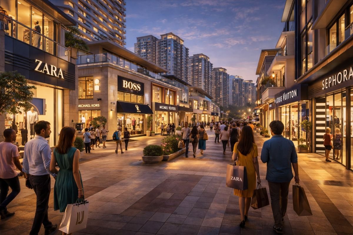 High street retail and commercial real estate in Gurgaon