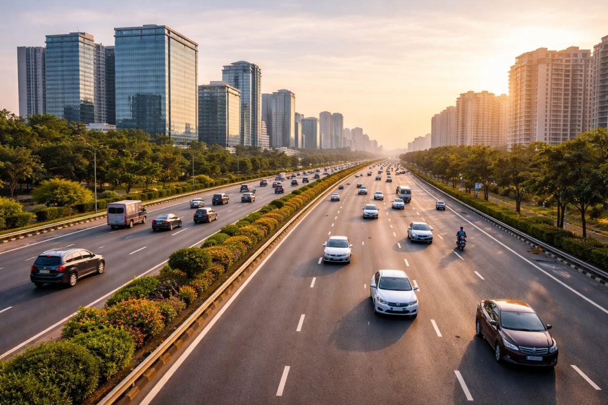 Gurgaon road connectivity via Dwarka Expressway and SPR