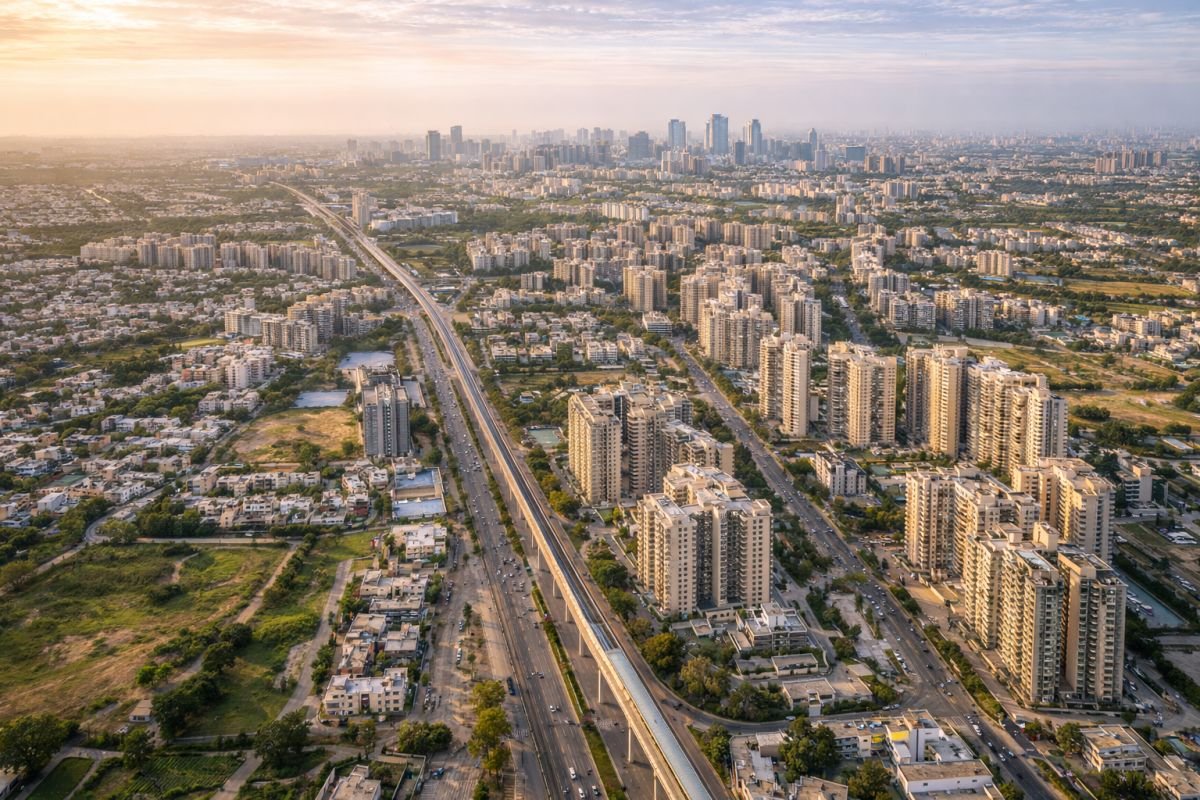 Gurgaon micro market rental demand Cyber City Golf Course Road comparison