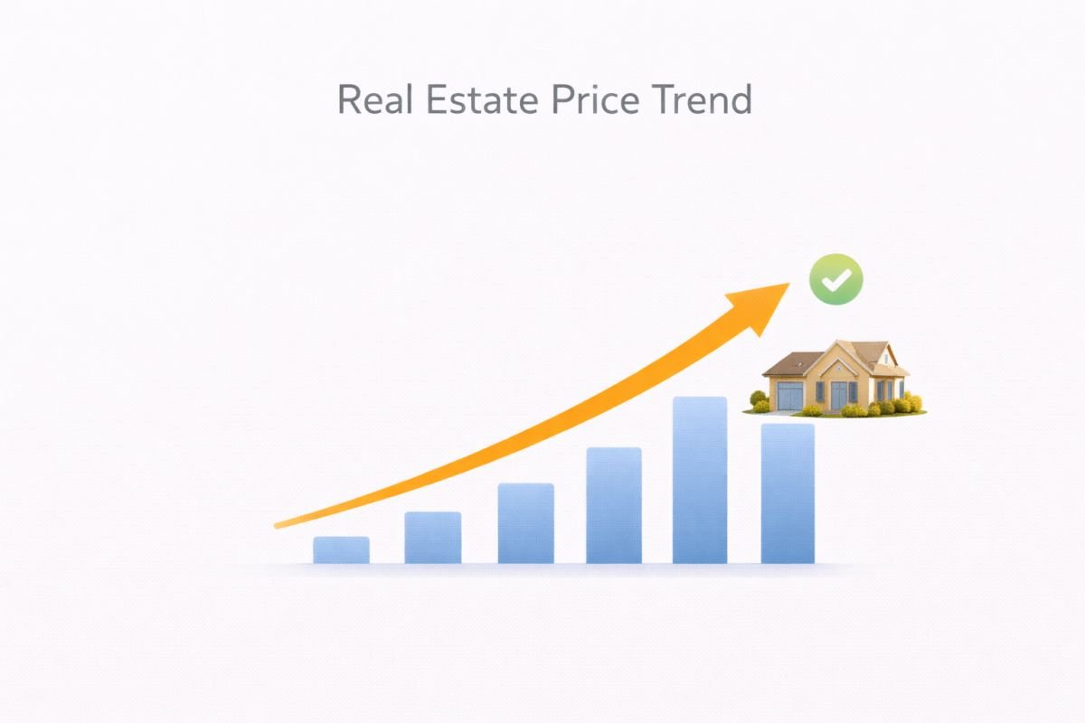 Gurgaon property price trends graph appreciation data
