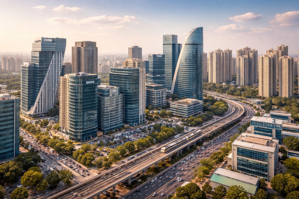 Rapid growth of Gurgaon real estate driven by corporate expansion
