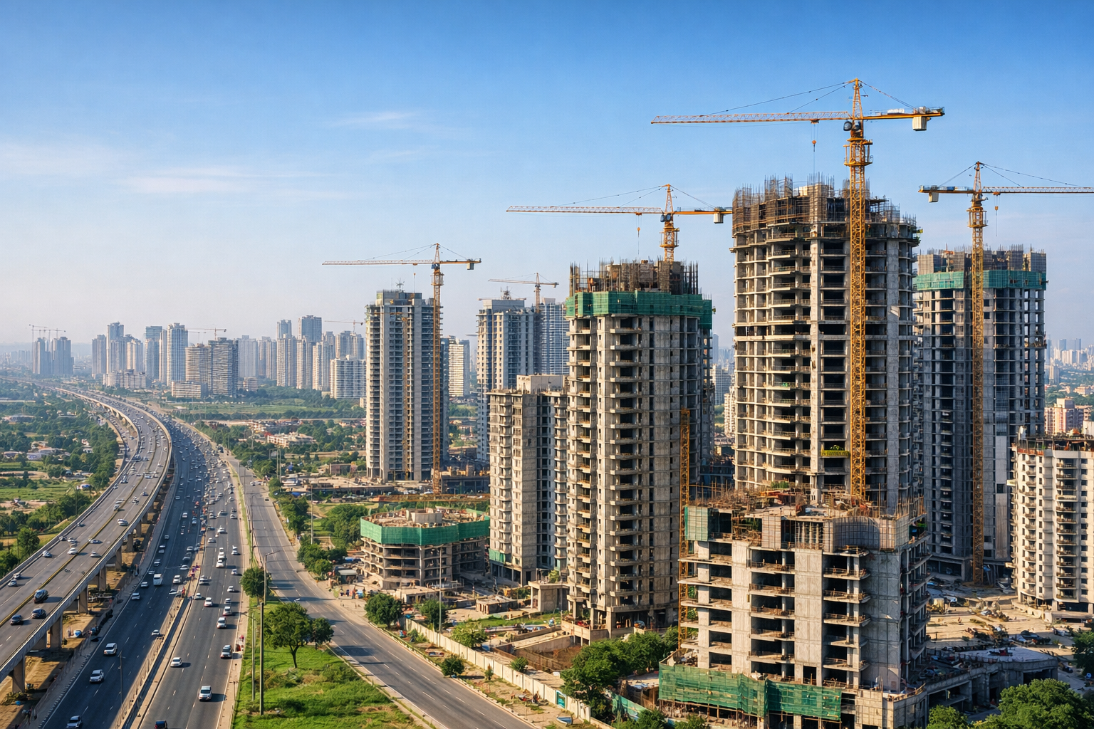 Under construction residential towers in Gurgaon 2026 primary supply