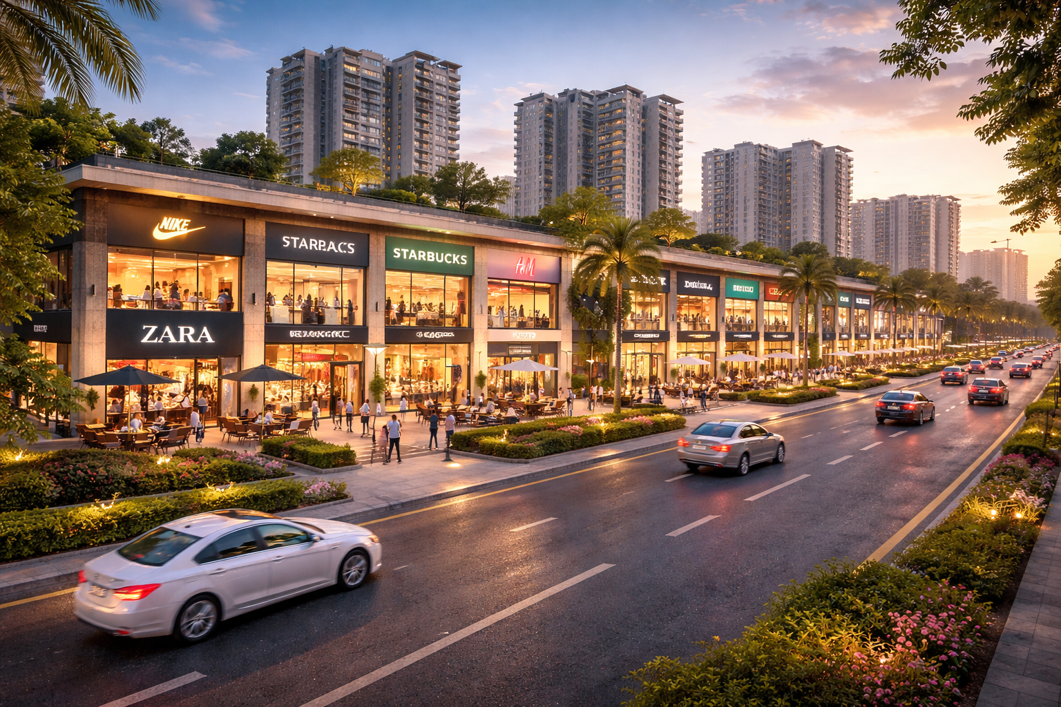 High street retail property on Golf Course Extension Road Gurgaon