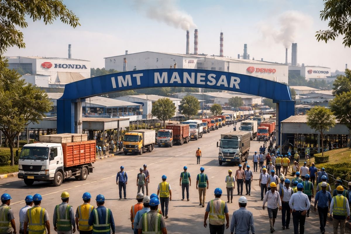 IMT Manesar industrial area with factories and employment hubs