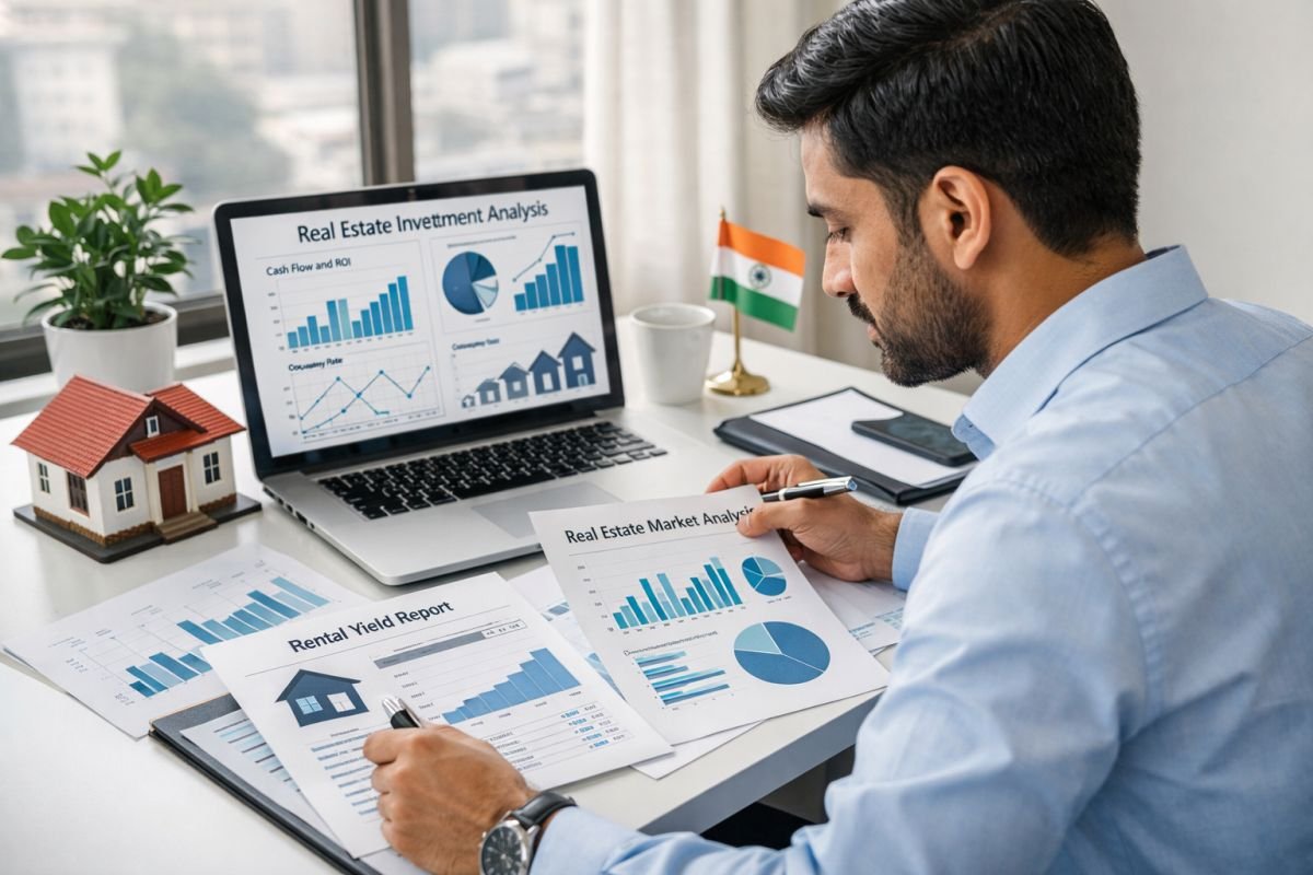 real estate buyer analyzing loan vs property price Gurgaon