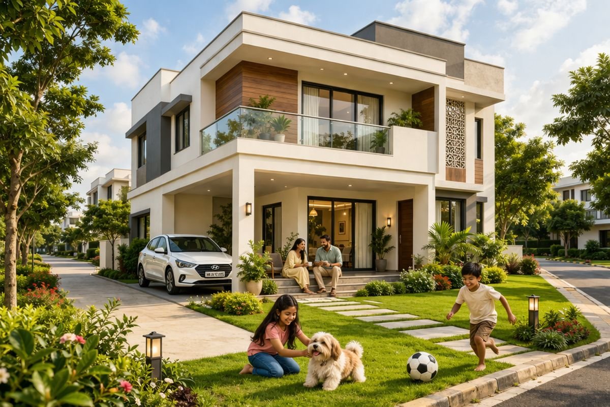 low density plotted housing Gurgaon independent home lifestyle