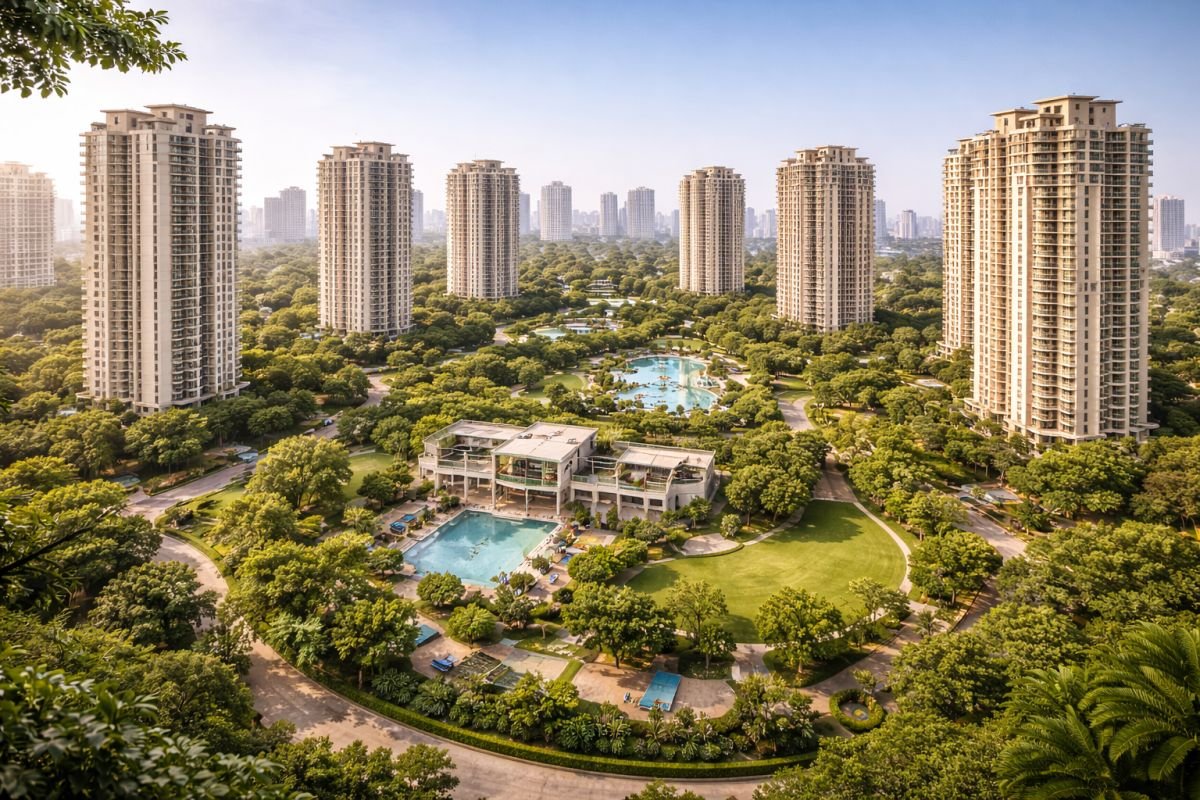 low density luxury housing Gurgaon spacious towers privacy