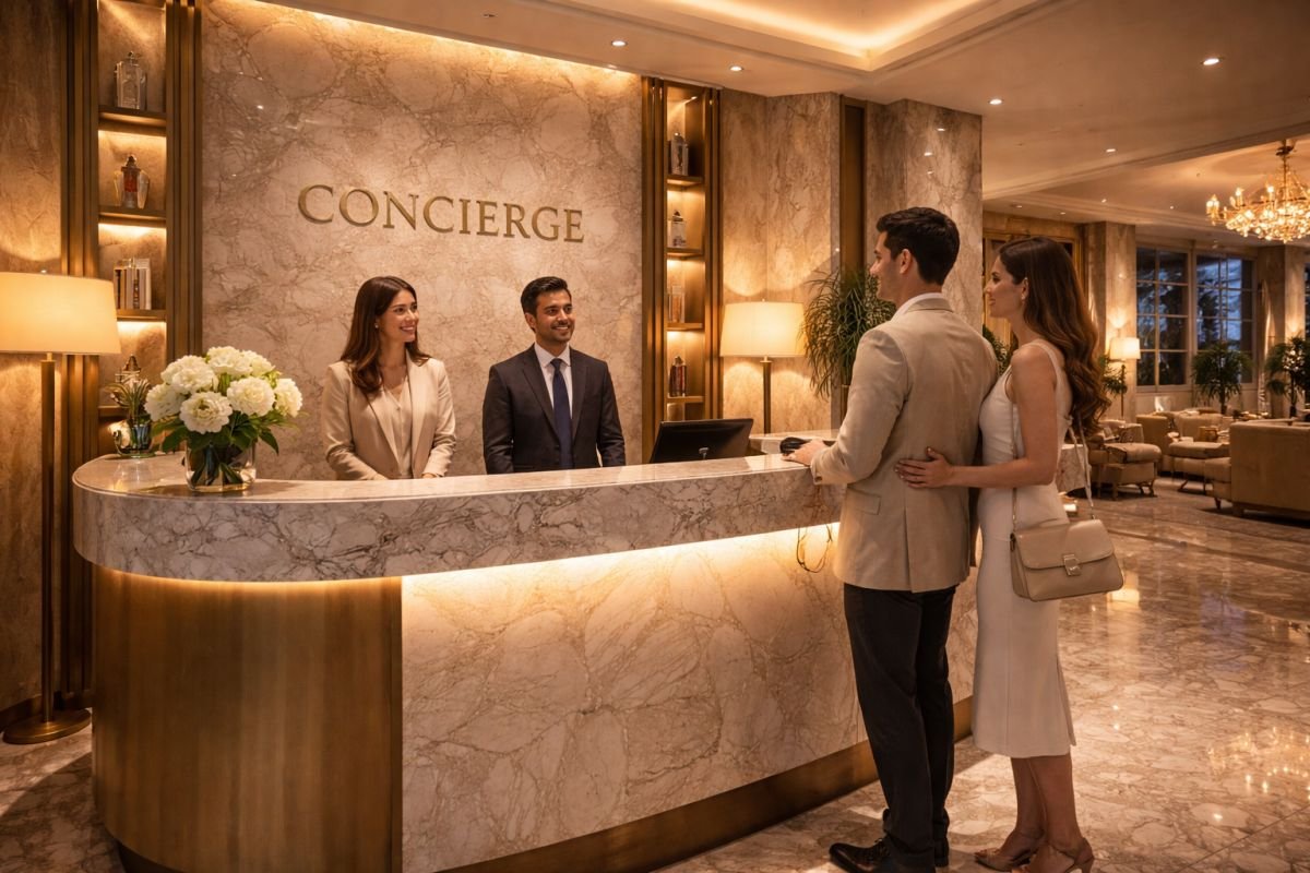 luxury concierge and amenities in ultra luxury apartments Gurgaon