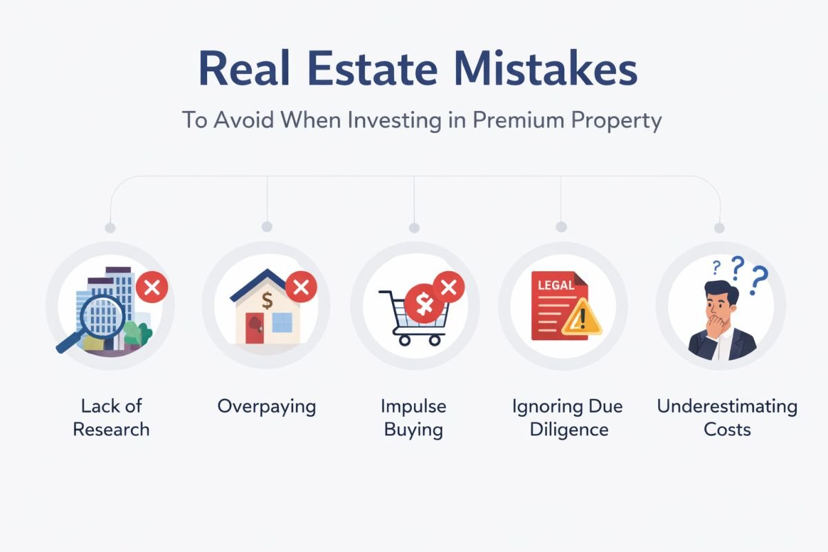 luxury real estate mistakes infographic Gurgaon buyers