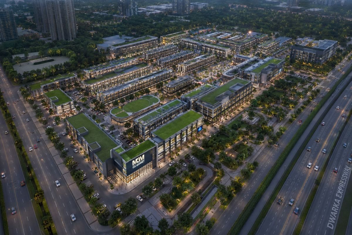 M3M 113 Market SCO project infrastructure and planned layout